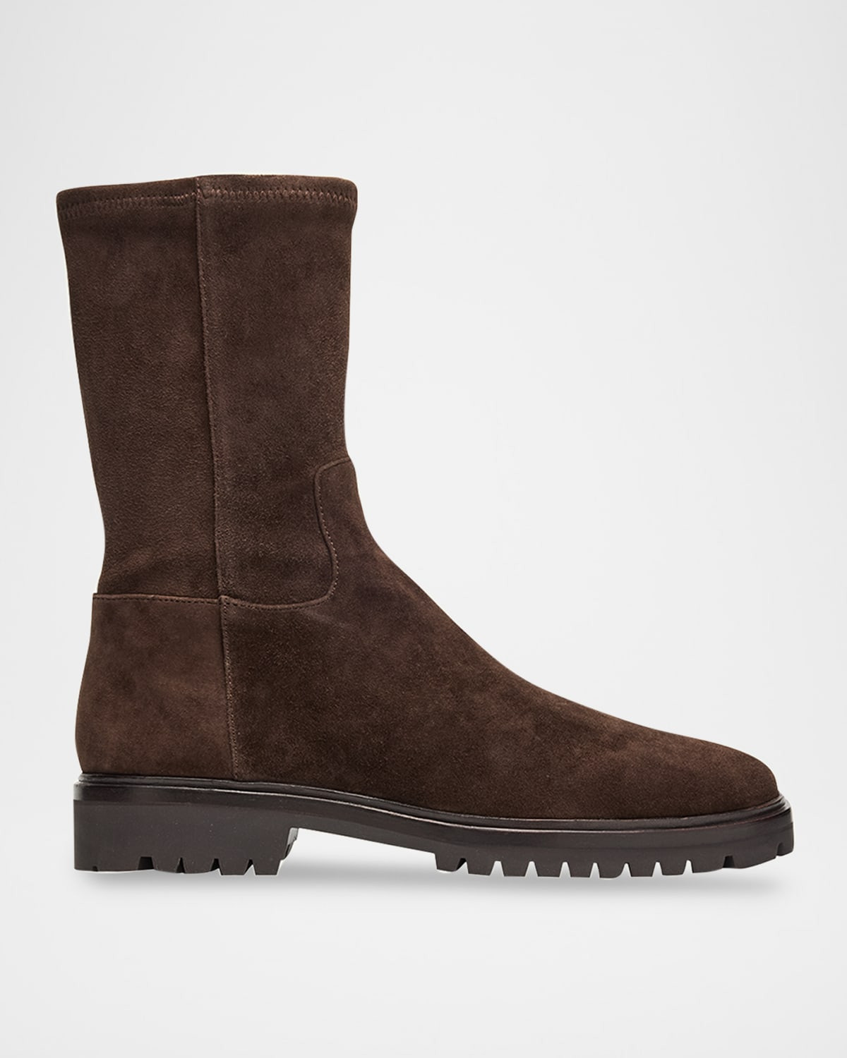 Danny Suede Lug-Sole Ankle Boots | Neiman Marcus