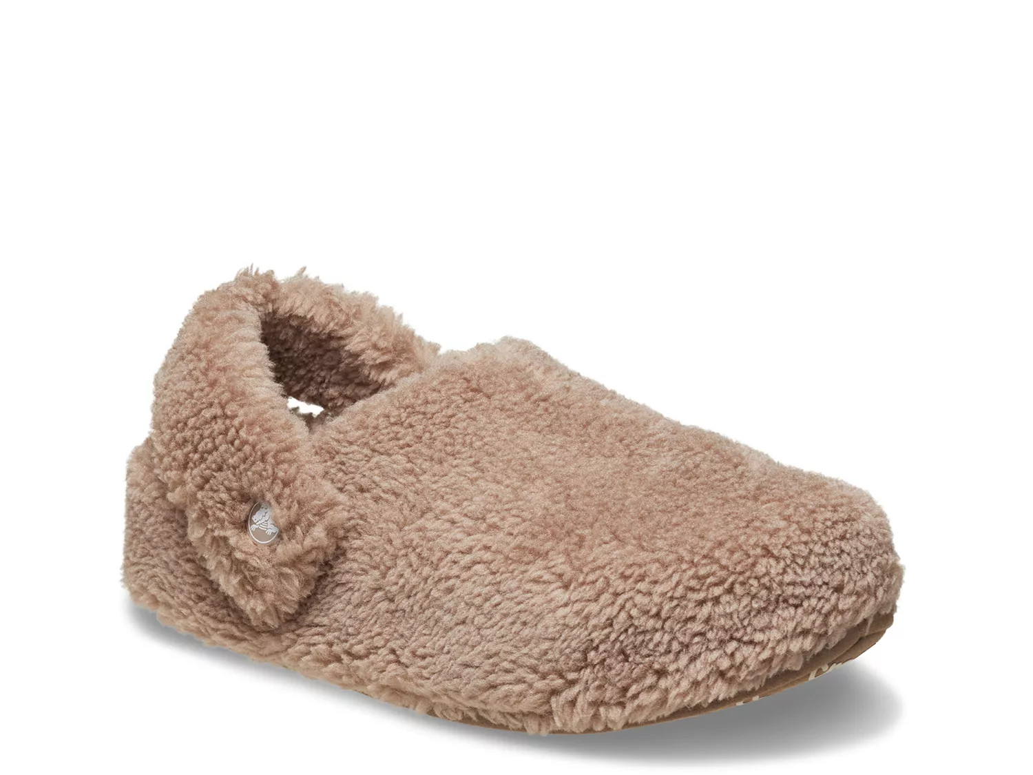 Crocs Classic Cozzzy Slipper | Women's | Mushroom | Size Women's 8 / Men's 6 | Slippers | Slingback | DSW