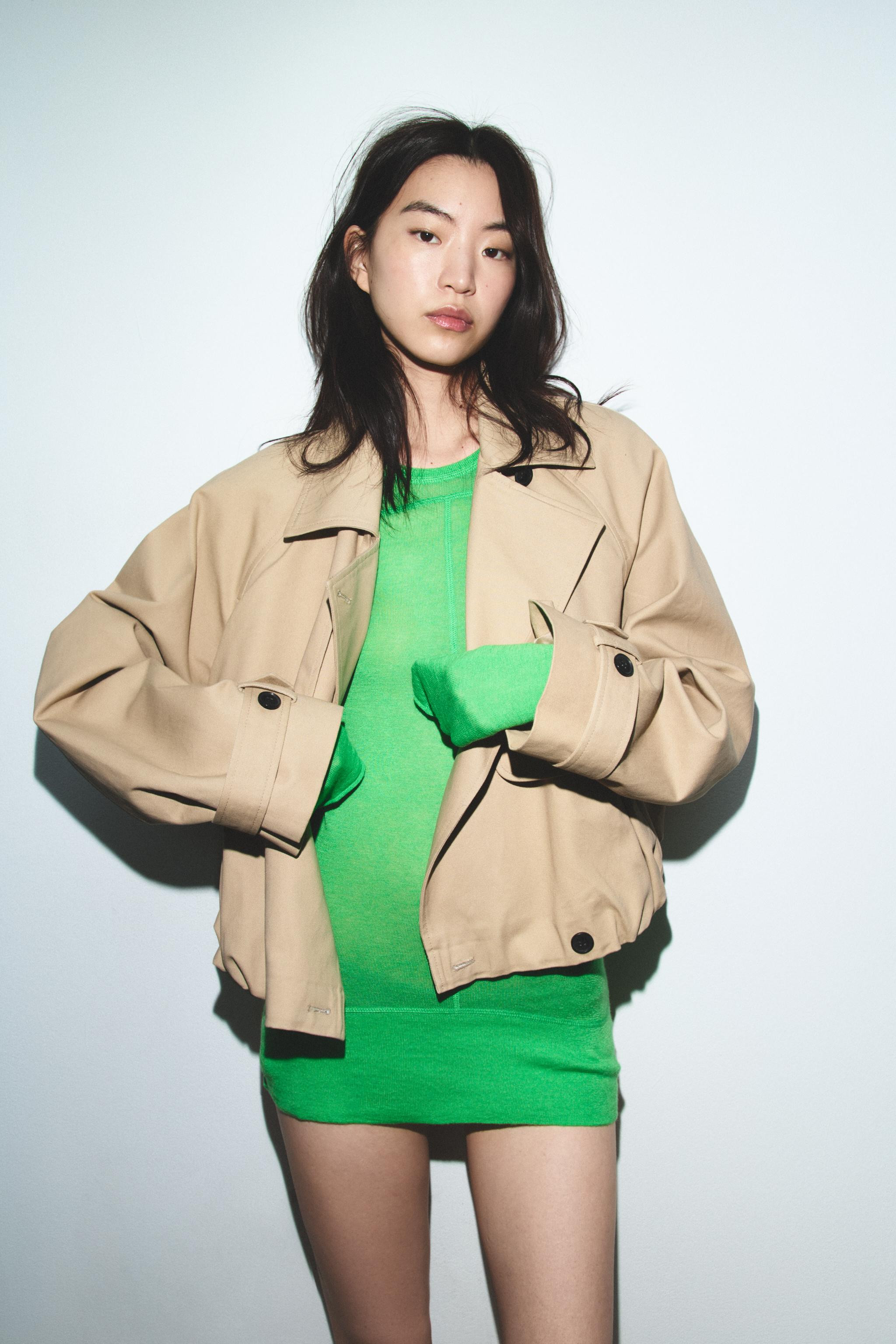 SHORT BALLOON TRENCH COAT | Zara US