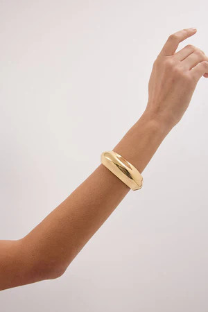 NOAH THE LABEL GOLD BIG BULB BANGLE | DISSH