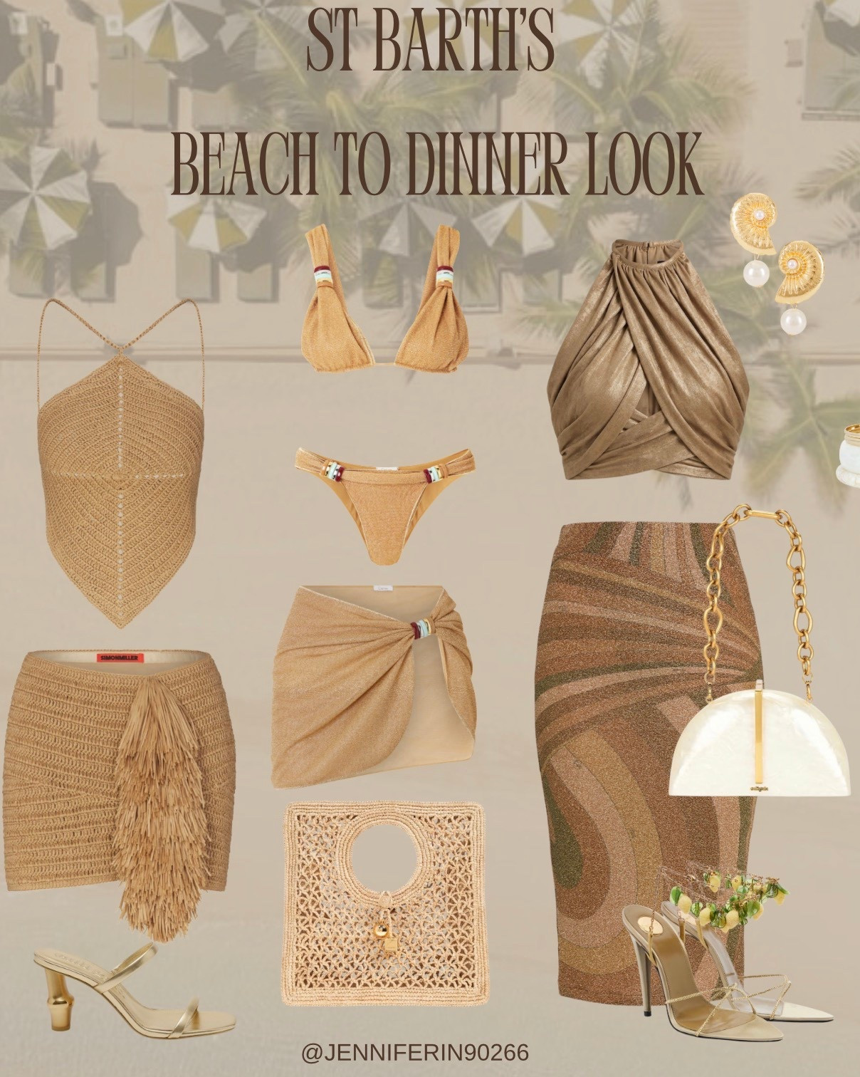 Saint Barts beach to dinner look ✨ 

Featuring Oséree swimwear, Pucci skirt, Simon Miller’s pom-pom mini skirt — an update to the classic Beep Beep skirt, Cult Gaia shoes, and a Jacquemus raffia bag for the perfect day-to-night island moment. 

#LTKgrwm #LTKTravel #LTKootd