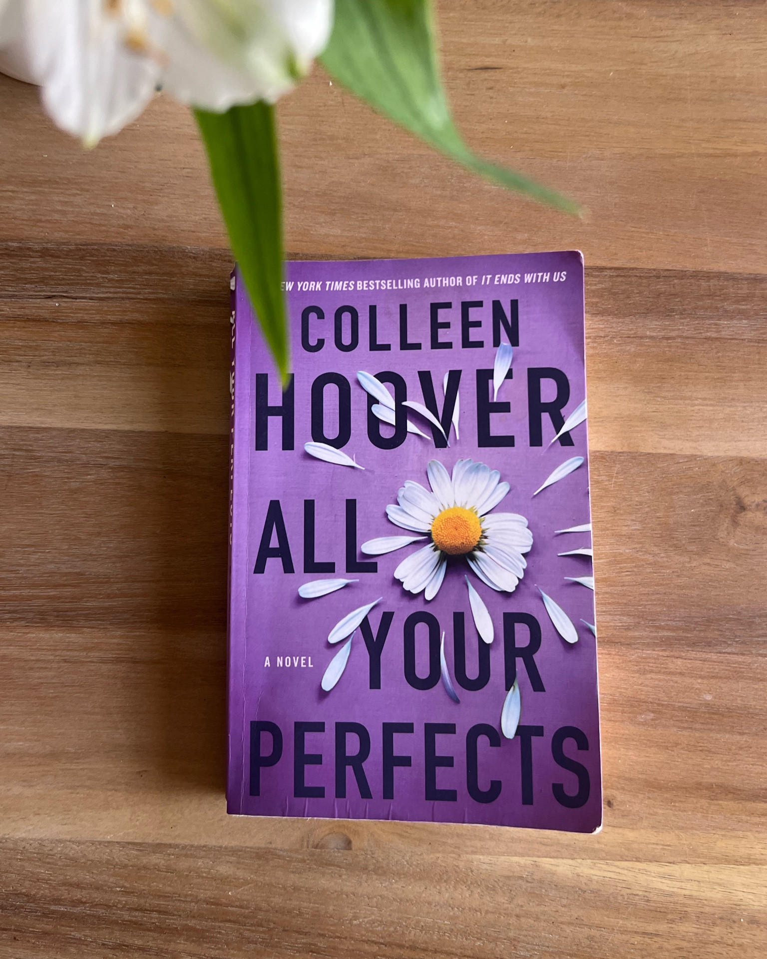 Such a good book about a marriage making it though hardship. 
Warning it’s SAD. Colleen Hoover for the win! 