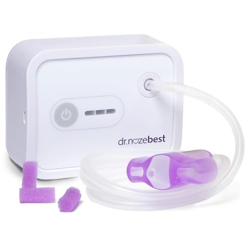 Dr. Noze Best - NozeBot | Electric Baby Nasal Aspirator | Hospital Grade Suction | Nose Sucker and Nasal Vacuum | Safe for Infants and Toddlers (Mild to Severe Congestion - The Original NozeBot) | Amazon (US)