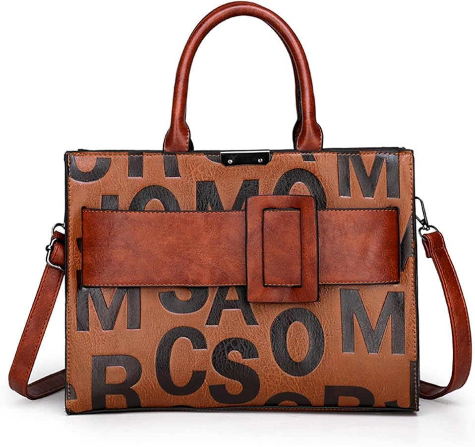 KingTo Women's Crocodile Pattern Satchel Handbags Stylish Tote Handbags crocodile purses for wome... | Amazon (US)