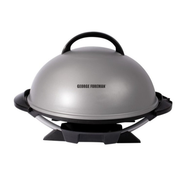 George Foreman Indoor and Outdoor 15-Serving Domed Electric Grill (Silver) | Walmart (US)