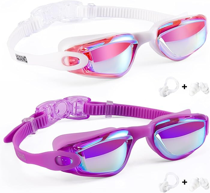 Aegend Swim Goggles for Kids Youth 3-14 Anti-Fog Anti-UV Comfort Fit Goggles for Swimming | Amazon (US)