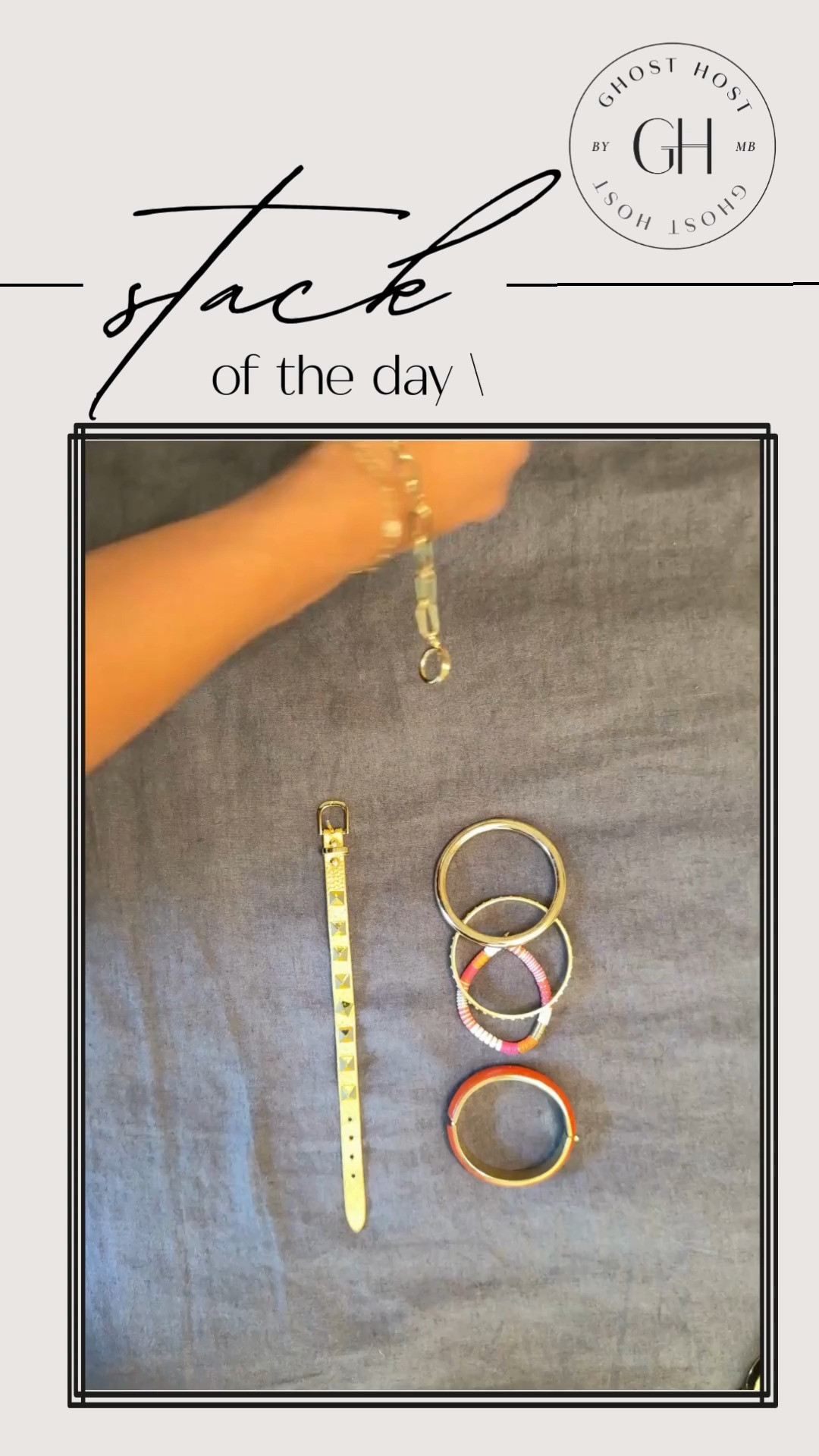 Cheerful Crush! Orange cuff is VTG, leather buckle was a gift, but had a lot of fun layering all of these textiles.  

 