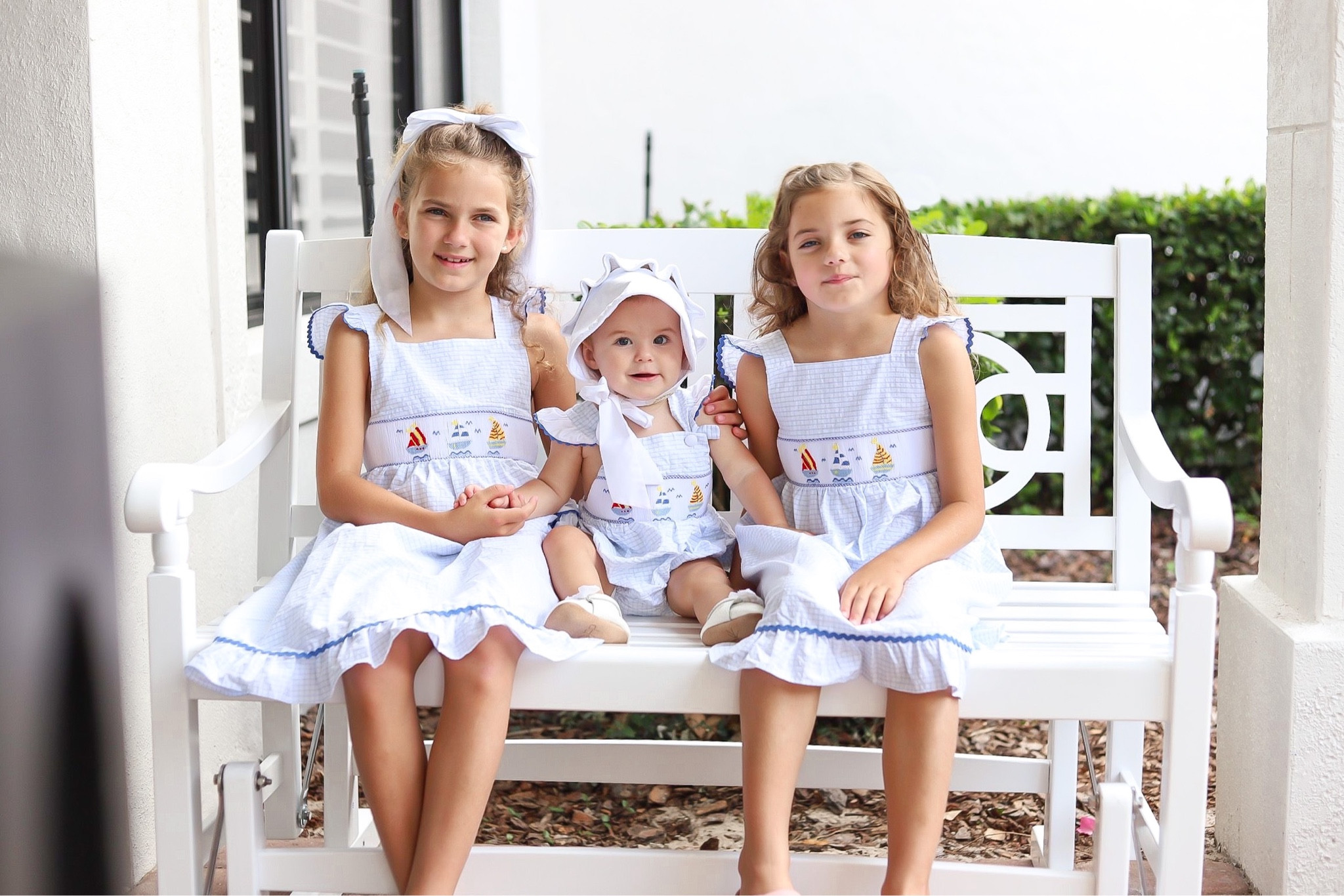 Sailing on into Summer!⛵️
•
Smocked dresses are @smockedauctions and run big IMO, if in between sizes in this style size down. #smockedclothing #classicchildrensclothing 

#LTKSeasonal #LTKstyletip #LTKkids