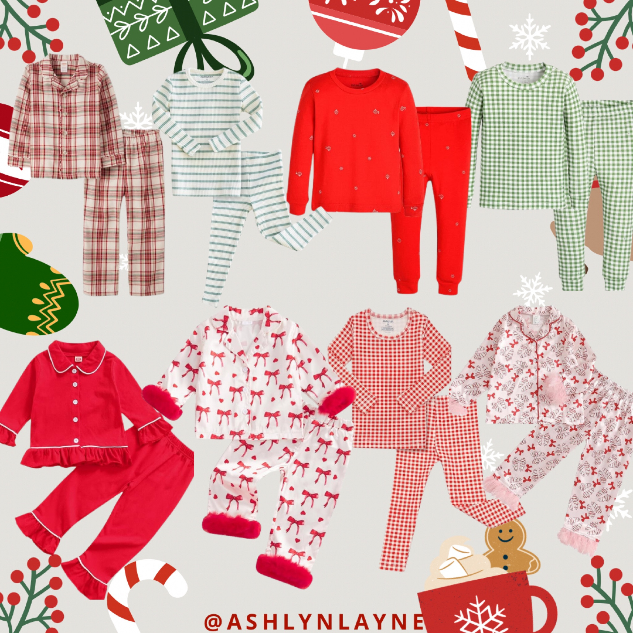 Toddler last minute Christmas Pajamas. All of these are still available as of 12/11/24. Sizes are 6-12 months up to 5-7 years old. 

#LTKSeasonal #LTKKids #LTKHoliday