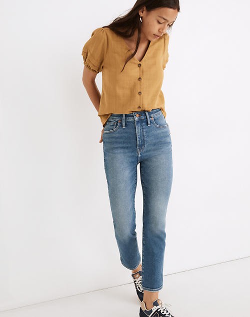 Curvy Stovepipe Jeans in Ditmas Wash | Madewell