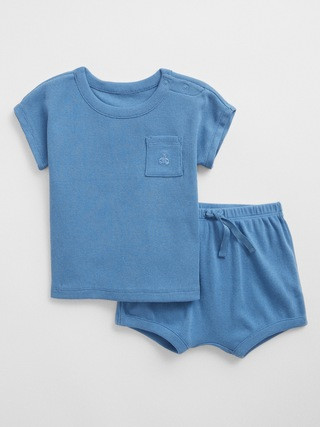 Baby Ribbed Two-Piece Outfit Set | Gap Factory