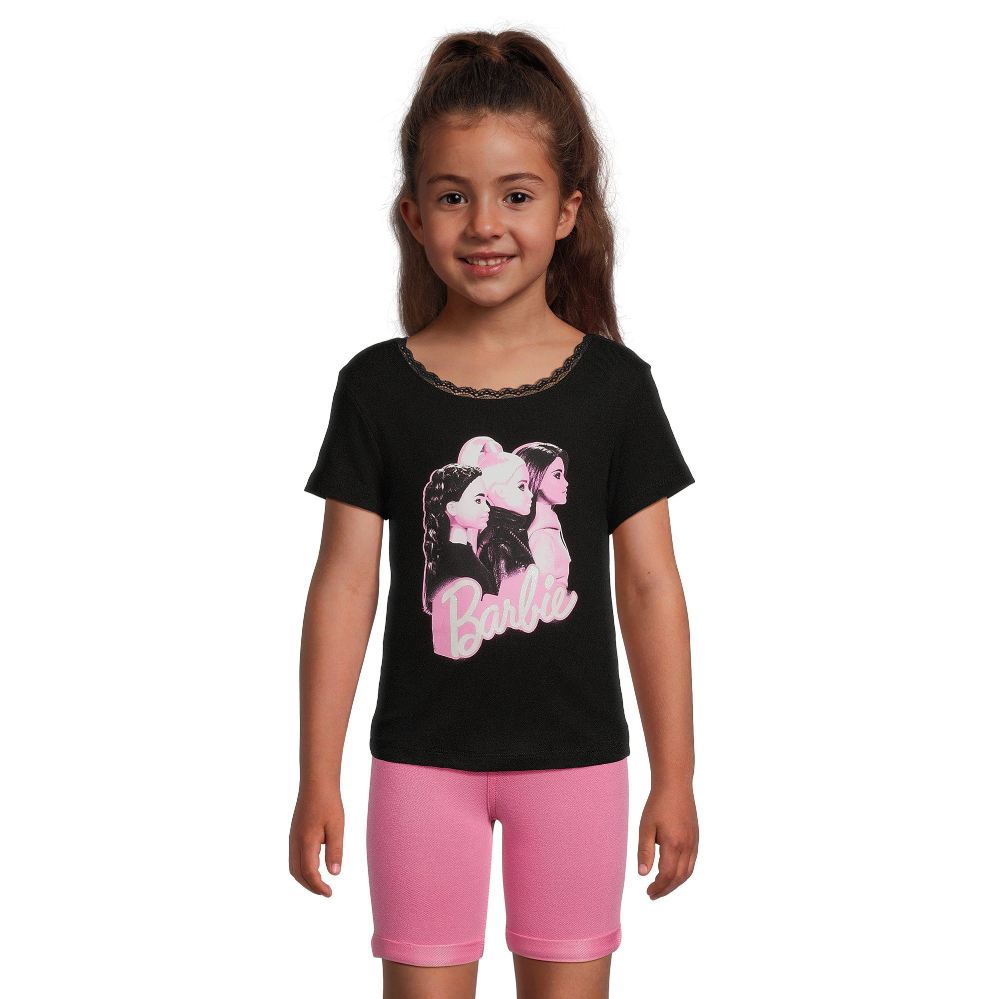 Barbie Girls Graphic Tee, Sizes 4-18 | Walmart (US)