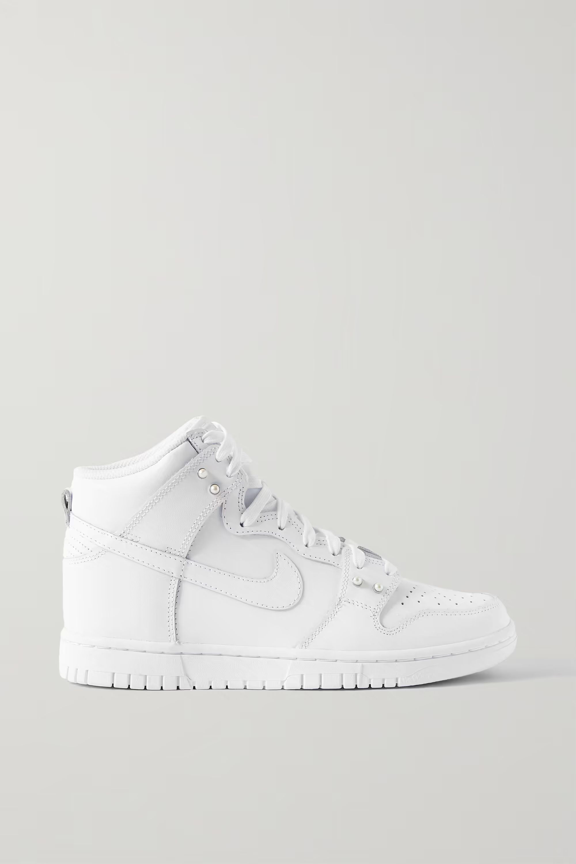 Dunk High embellished leather high-top sneakers | NET-A-PORTER (US)