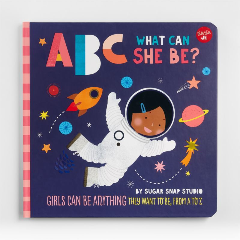 ABC: What Can She Be? Board Book for Kids | Crate & Kids | Crate & Barrel
