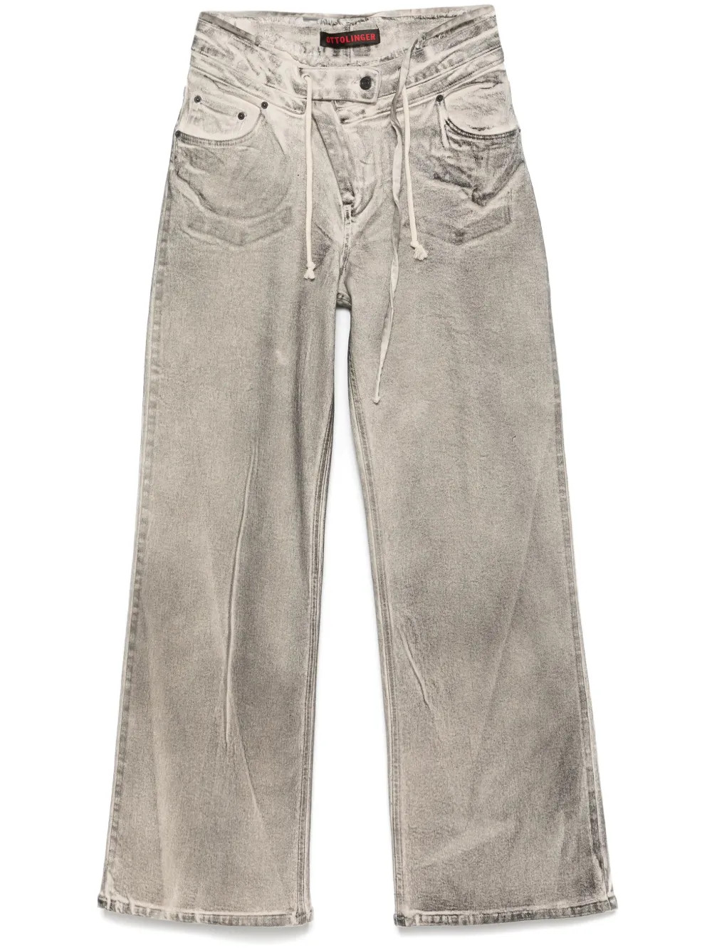Ottolinger coated-finish Jeans | Neutrals | FARFETCH AU | Farfetch Global