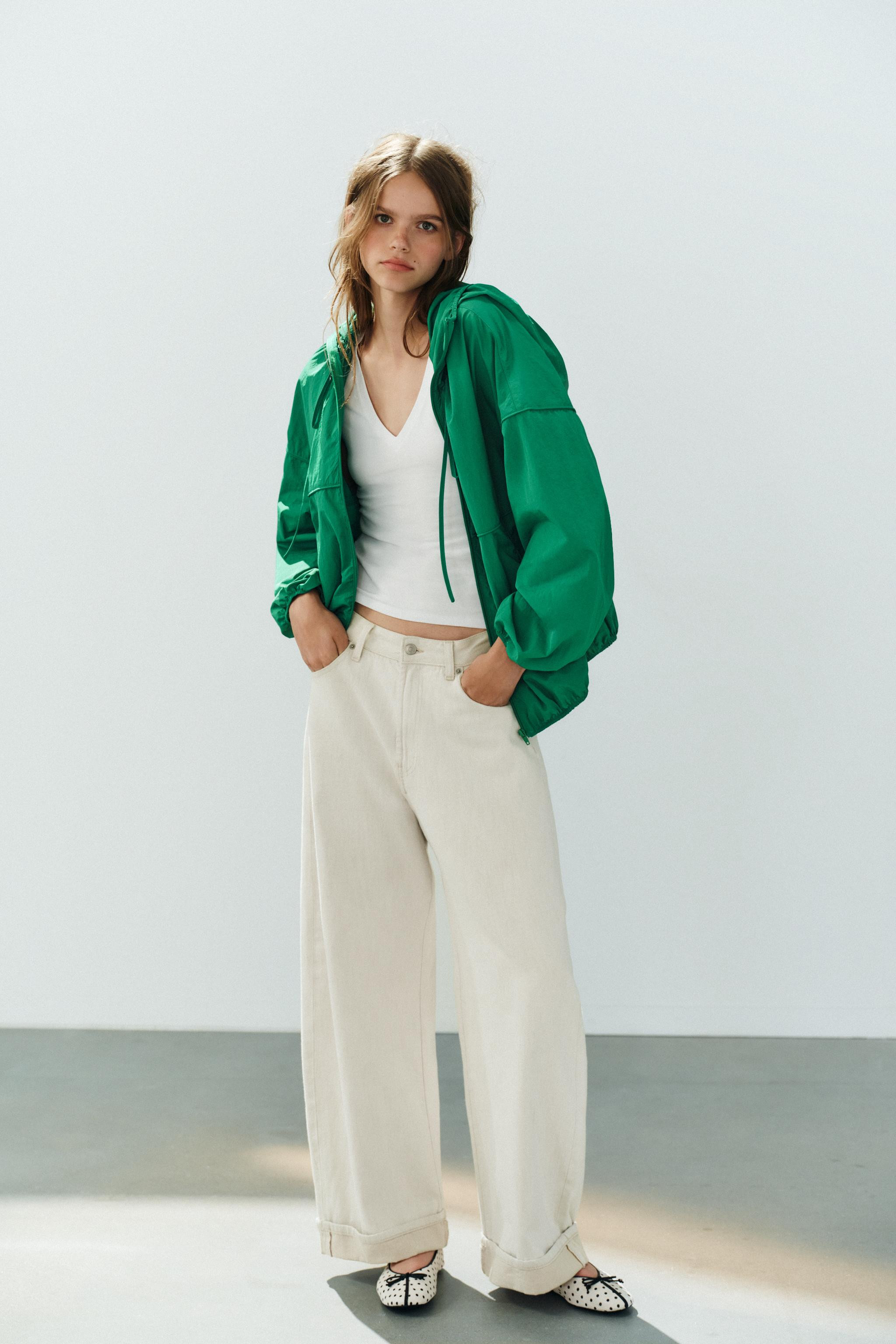 TECHNICAL FABRIC HOODED JACKET | Zara UK