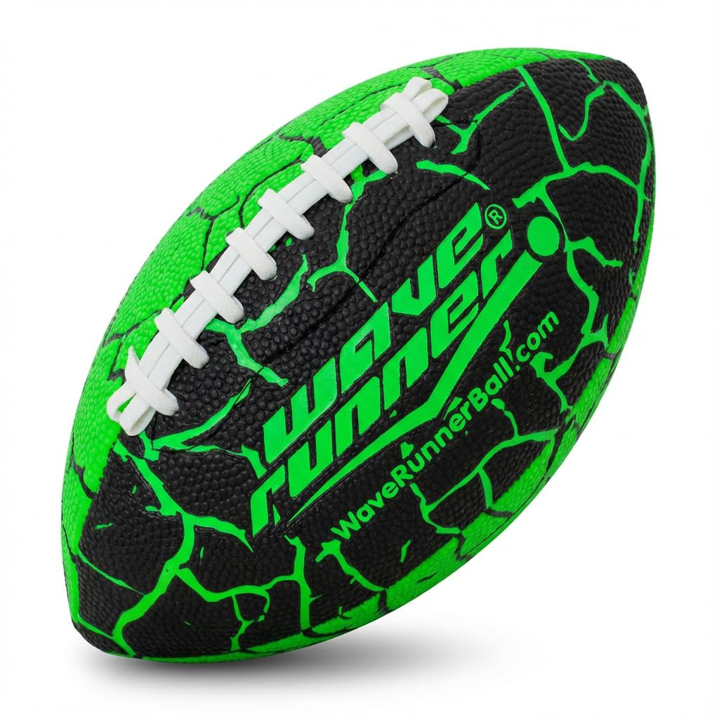 Wave Runner Grip It Waterproof Junior Size Football, 9.25 Size, Durable & Double Laced, Perfect f... | Amazon (US)