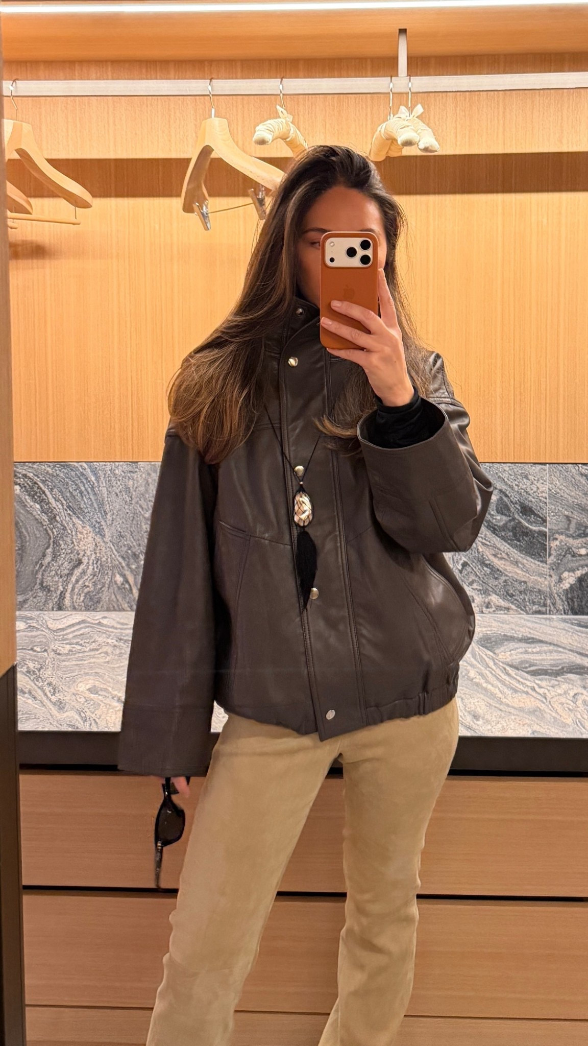 Leather jacket of the day 