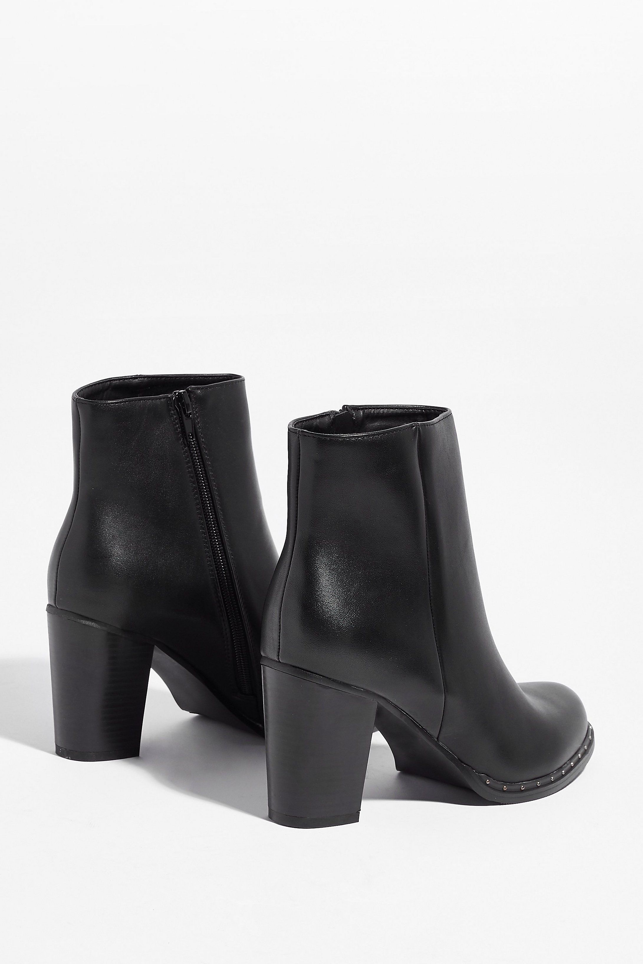 Let the Stud Times Roll Faux Leather Ankle Boots | NastyGal (US & CA)