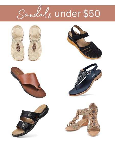 Sandals under $50

#LTKSeasonal #LTKfindsunder50 #LTKshoecrush