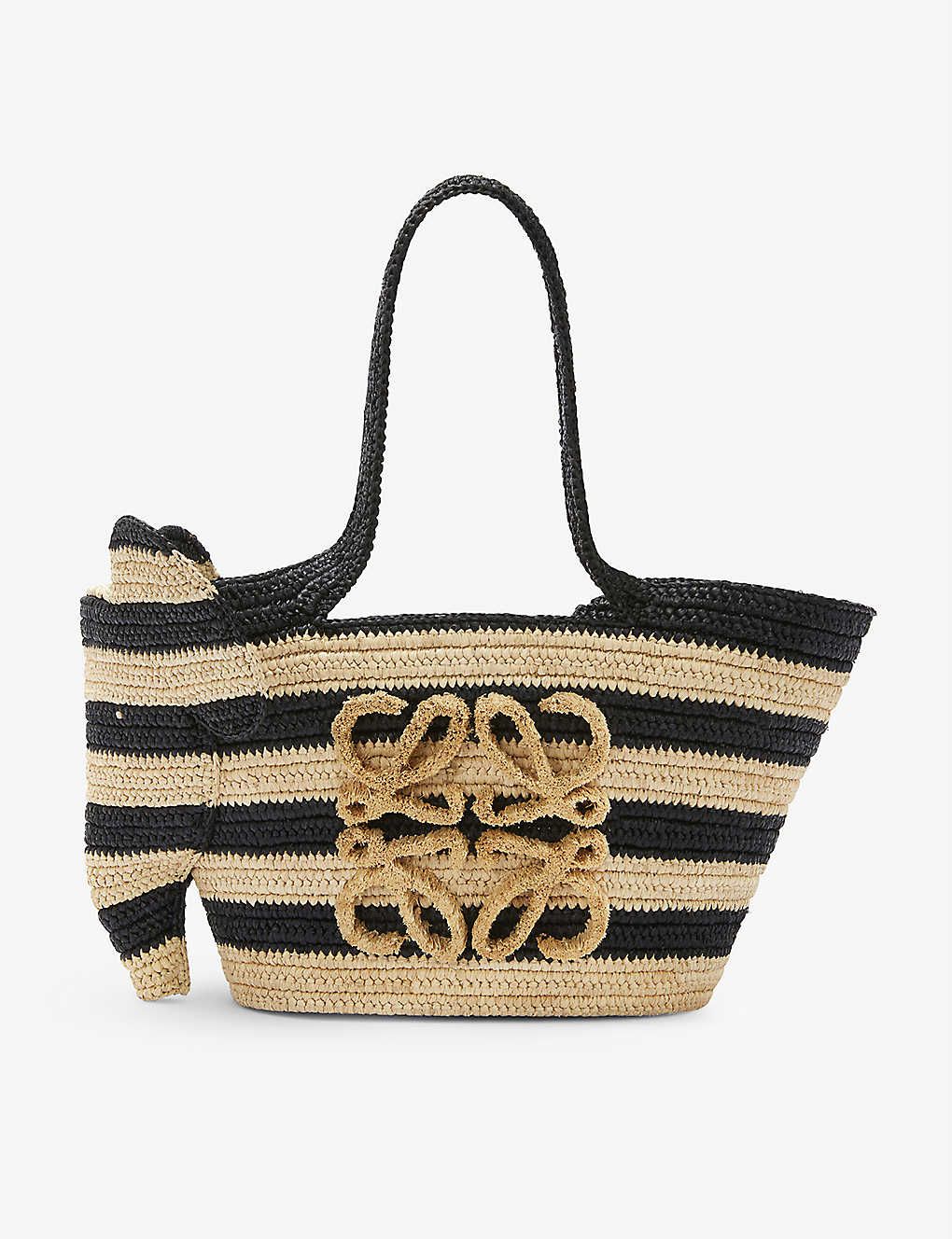 LOEWE Loewe Paula’s Ibiza Elephant raffia basket bag | Selfridges