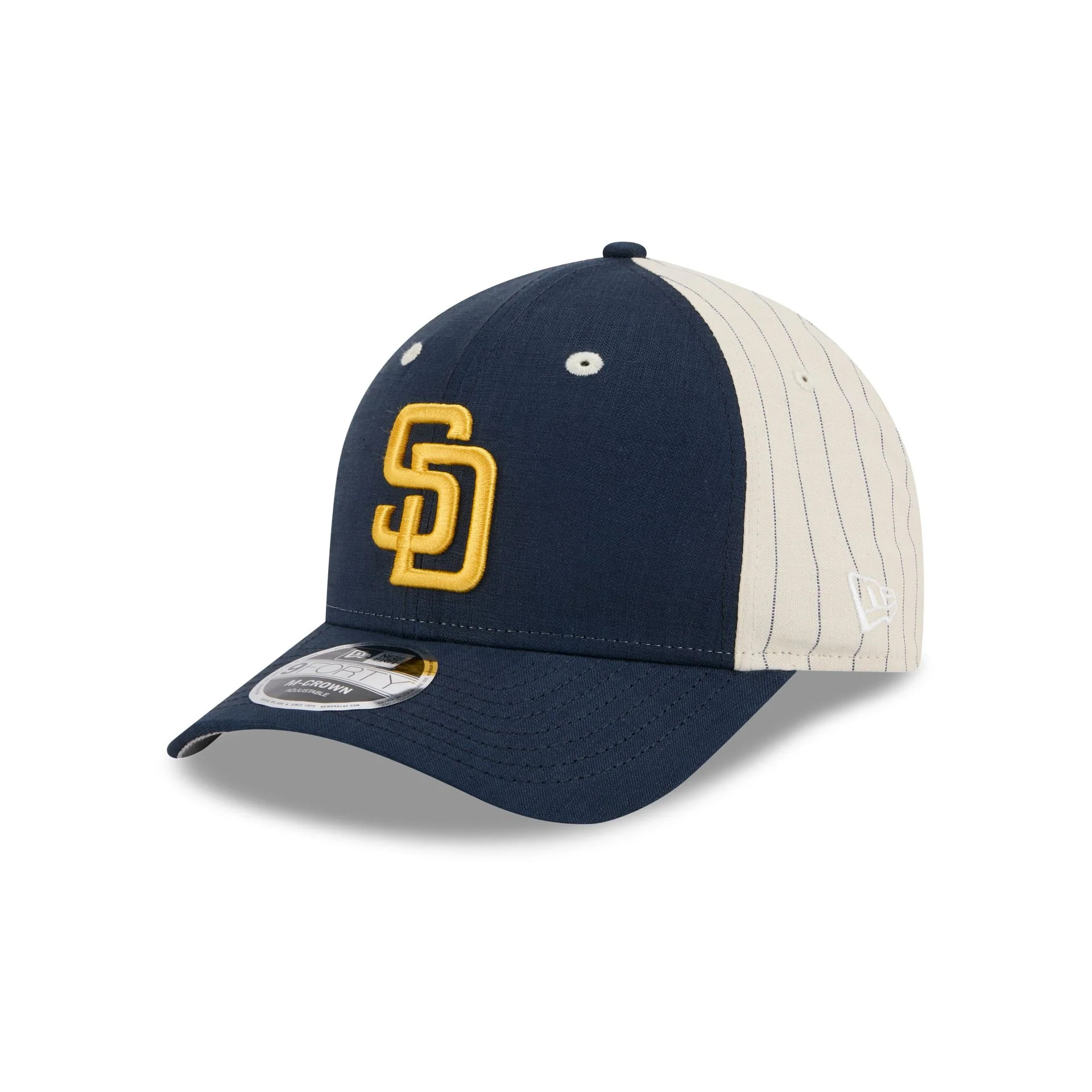 San Diego Padres Linen 9FORTY M-Crown Snapback Hat | New Era (US)