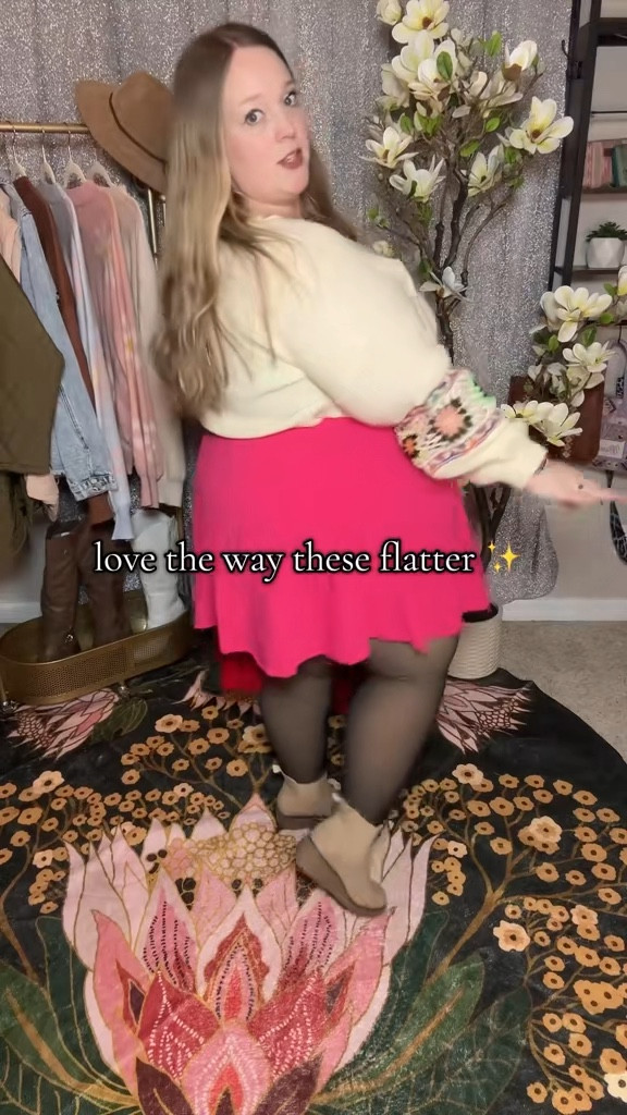 This skirt is so flattering and comfortable, the high waist smooths everything and the flowy shape makes it easy to wear all day 🎀
plus size skater skirt, high waisted skirt, tummy flattering skirt, black mini skirt, elastic waist skirt

#LTKSeasonal #LTKootd #LTKPlusSize