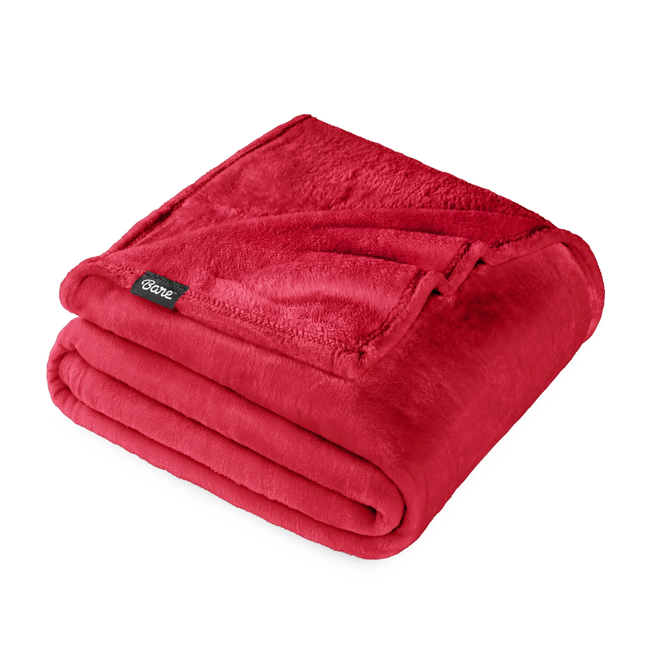 Bare Home Microplush Fleece Blanket - 300 GSM - Fuzzy Microfleece - Soft & Plush - Full/Queen, Re... | Walmart (US)