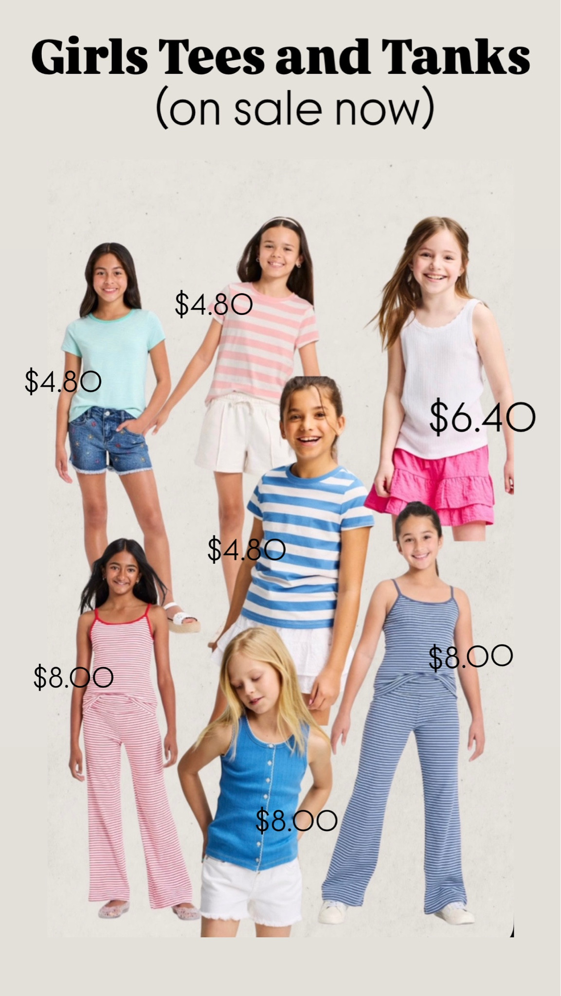 Girls Tees and Tanks on sale @Target 

#LTKmomlife #LTKKids #LTKSaleAlert