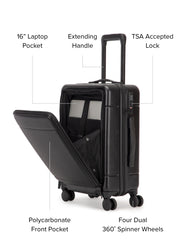 Hue Carry-On Luggage with Hardshell Pocket | CALPAK Travel