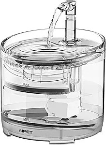 NPET Cat Water Fountain WF050TP 1.5L Automatic Pet Drinking Fountain with Replacement Faucet Kit | Amazon (US)