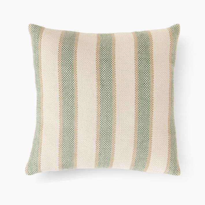 Outdoor Cabana Stripe Pillow | West Elm (US)