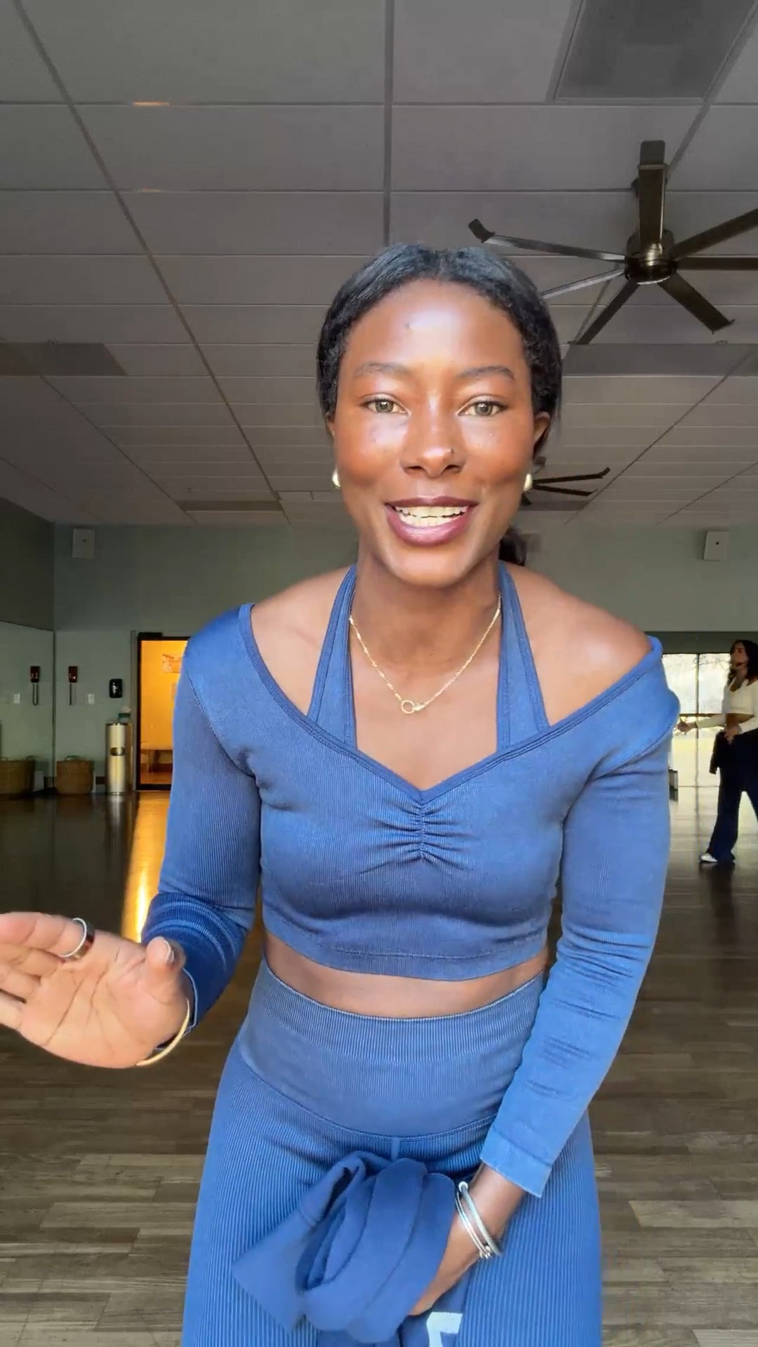  Dance class dressed head to toe in @Spiritual Gangster 

 Love this seamless ribbed fabric. It snatches me in and I don’t have to keep pulling the leggings up! 

Activewear, workout sets, Pilates matching set, seamless fabric 


#LTKfitnessgoals #LTKootd #LTKActive