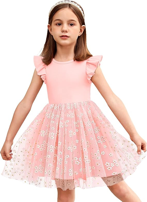 Arshiner Toddler Tutu Dress Little Girls Fluffy Summer Dresses Casual Party Tulle Sundress for Ki... | Amazon (US)
