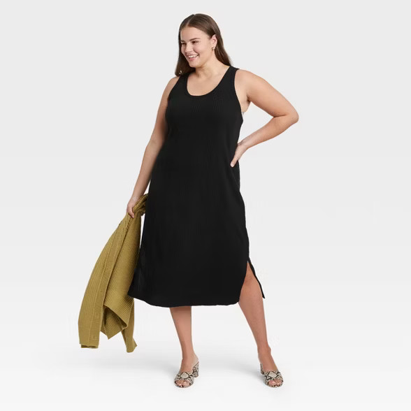 Women's Rib Knit Tank Dress - A New Day™ | Target