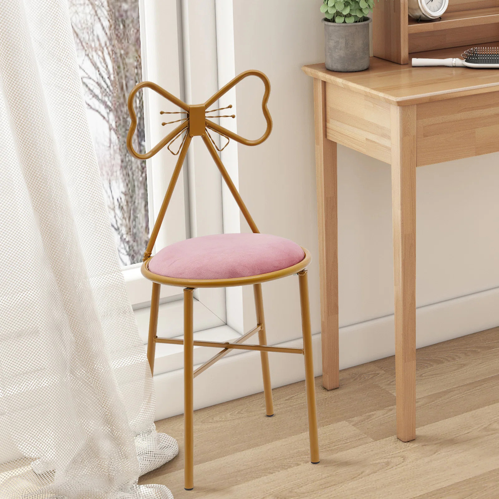 Eluislandy Iron Accent Stool | Wayfair North America