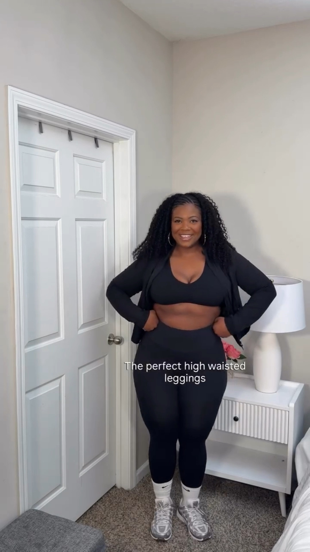 The perfect high-waisted leggings from @copyleaf.official ! Use code 8HSIN37V - after discount only $9.99!! Comment need for the link 🫶🏾☺️ #copyleaf