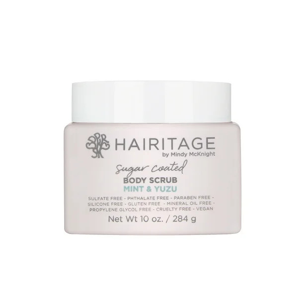 Hairitage Sugar Coated Mint & Yuzu Scented Exfoliating Body Scrub | Sweet Almond Oil & Coconut Oi... | Walmart (US)