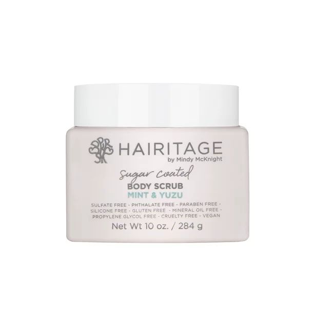 Hairitage Sugar Coated Mint & Yuzu Scented Exfoliating Body Scrub | Sweet Almond Oil & Coconut Oi... | Walmart (US)