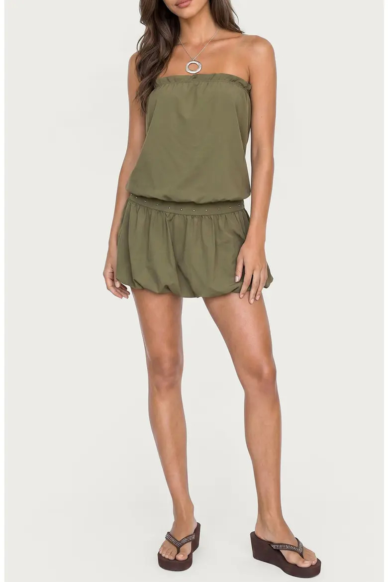Layton Studded Strapless Bubble Minidress (Women) | Nordstrom | Nordstrom