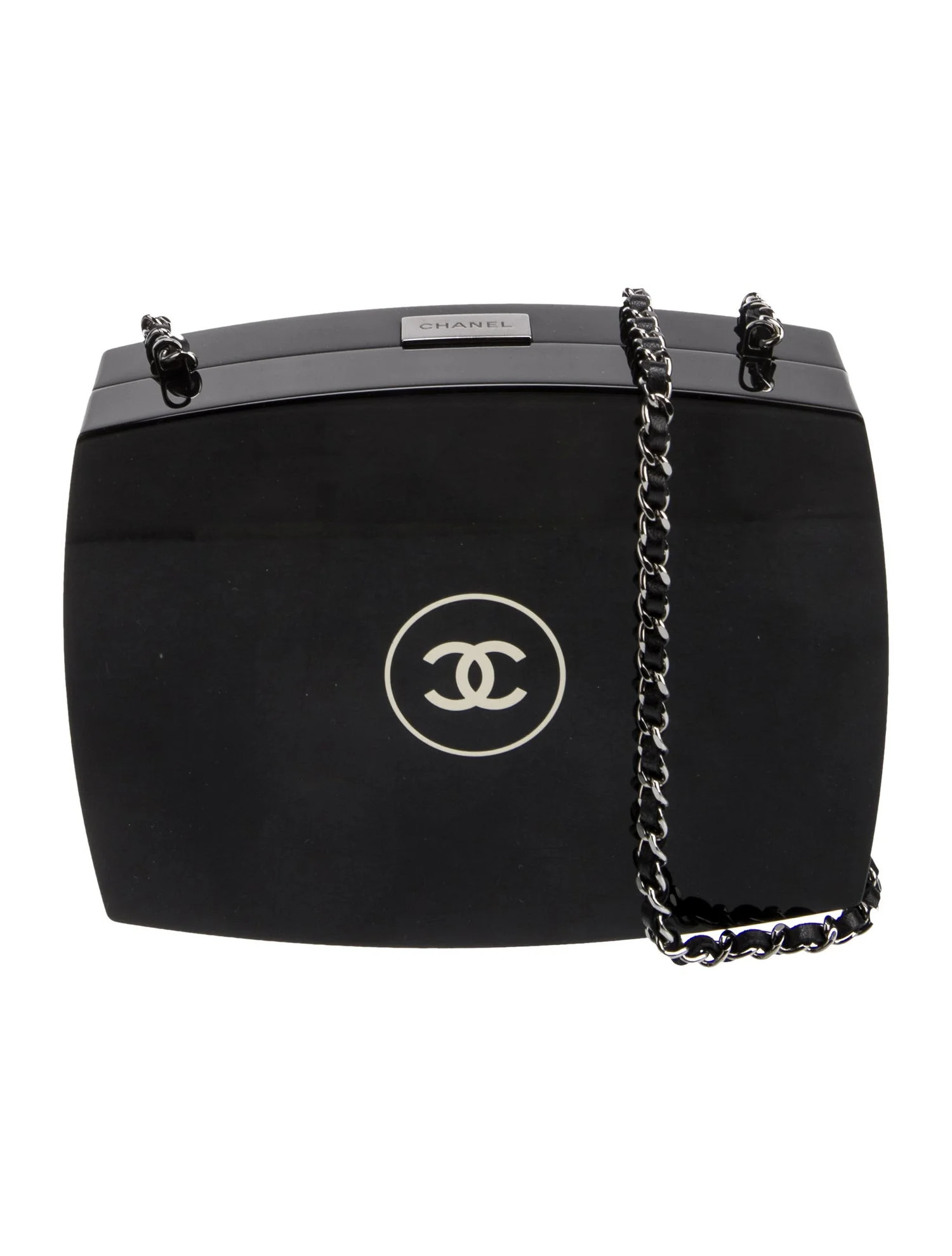 Chanel CC Compact Minaudière Bag - Black Clutches, Handbags - CHA1383165 | The RealReal | The RealReal