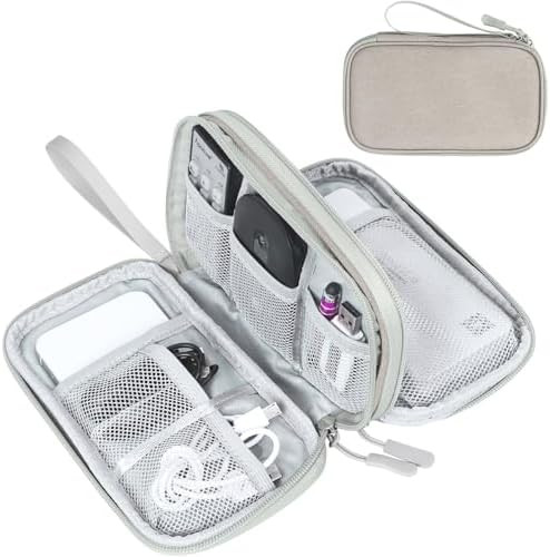 FYY Electronic Organizer, Travel Cable Organizer Bag Pouch Electronic Accessories Carry Case Port... | Amazon (US)