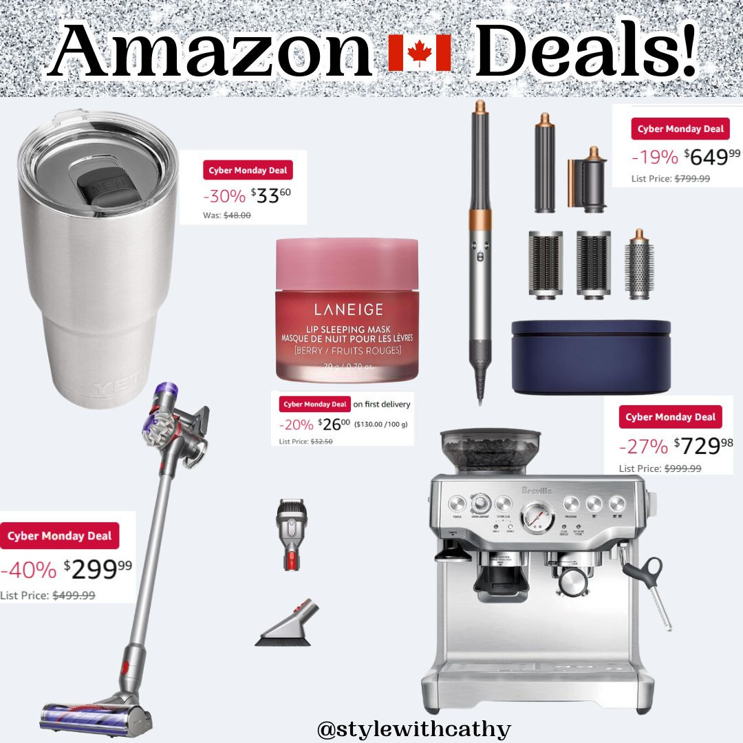 Amazon Canada Cyber Week sales that caught my eye! I own all of these except for the espresso machine!
 

 #LTKCyberWeek #LTKGiftGuide #LTKSaleAlert