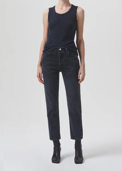 Riley High Rise Straight Crop in Edit | AGOLDE