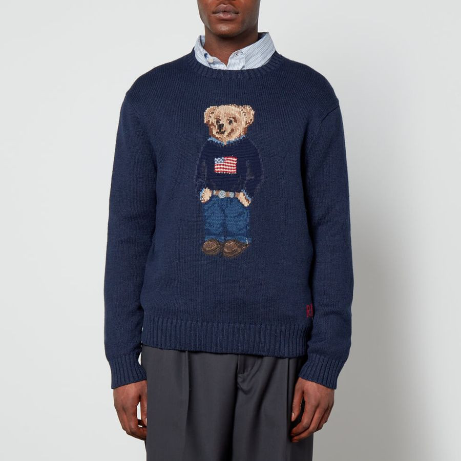 Polo Ralph Lauren Polo Bear Cotton and Linen-Blend Jumper | Coggles (Global)