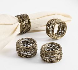 Bird Nest Napkin Rings - Set of 4