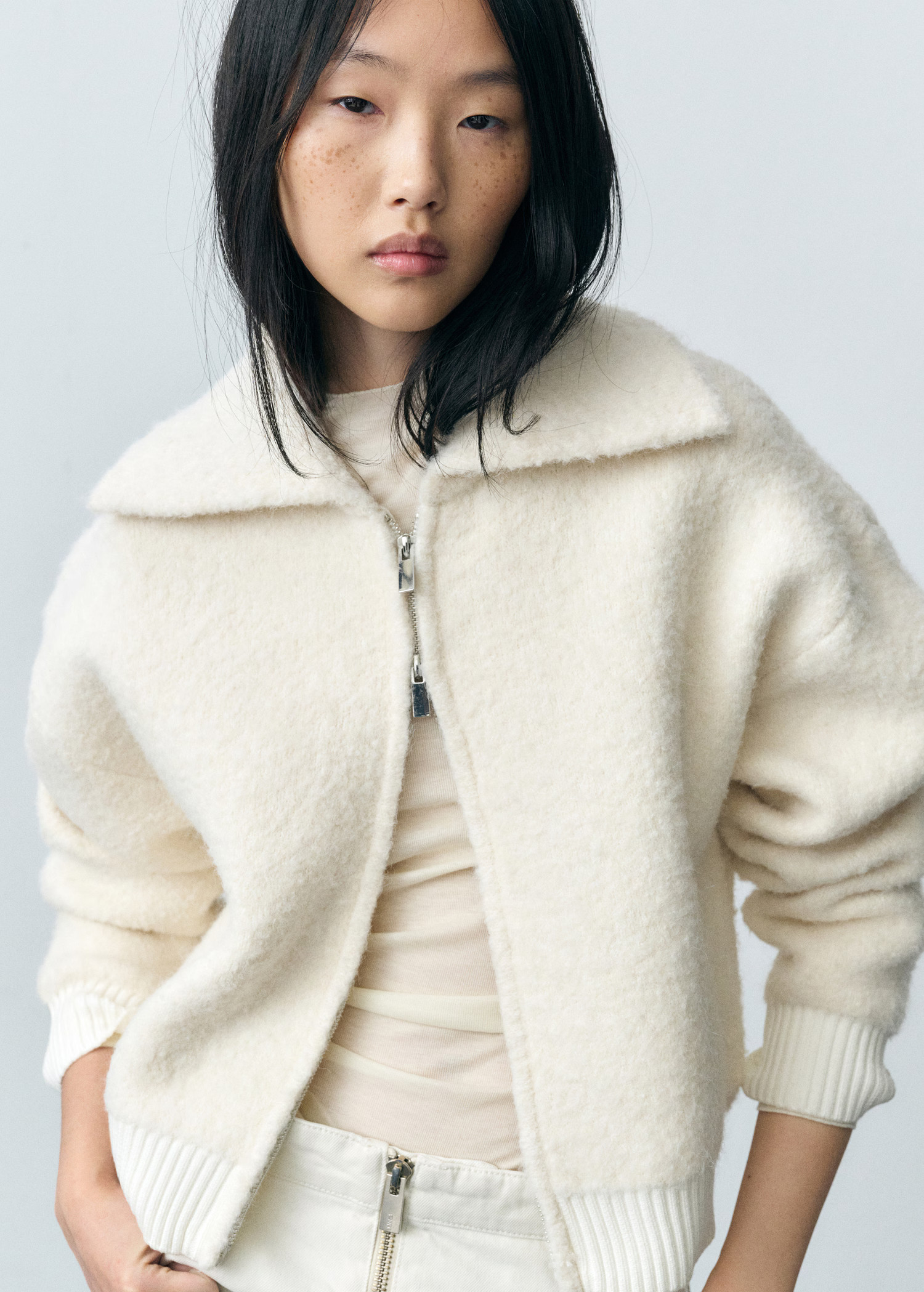 Bouclé wool-blend jacket - Women | MANGO USA | Mango (US/MX/AU)