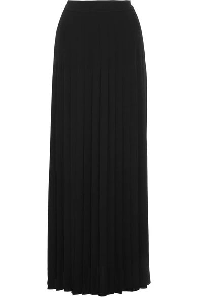 Pleated silk-georgette maxi skirt | NET-A-PORTER (UK & EU)