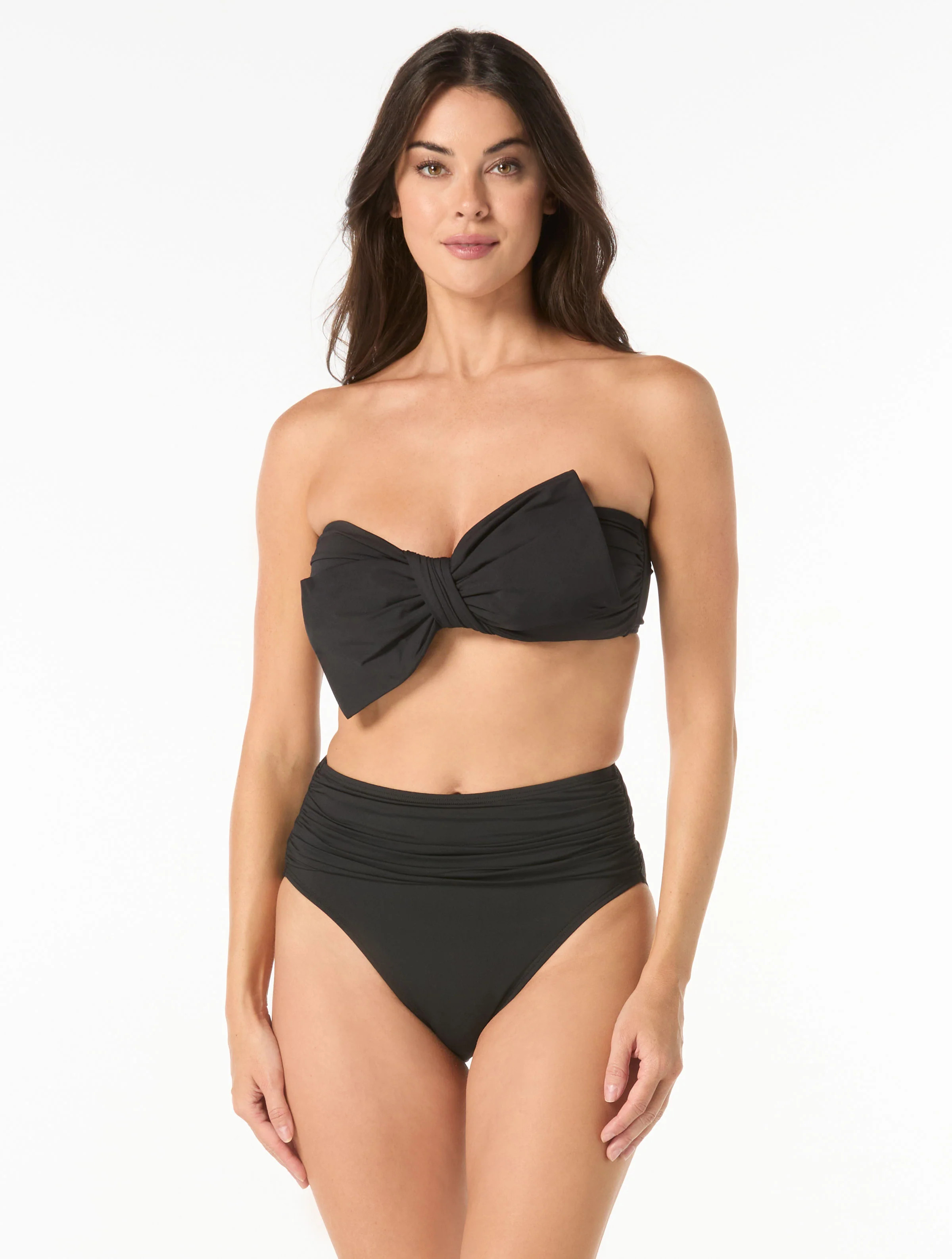 Carmen Marc Valvo Bow Bandeau Bikini Top - Bowline Soiree | Beach2Ocean