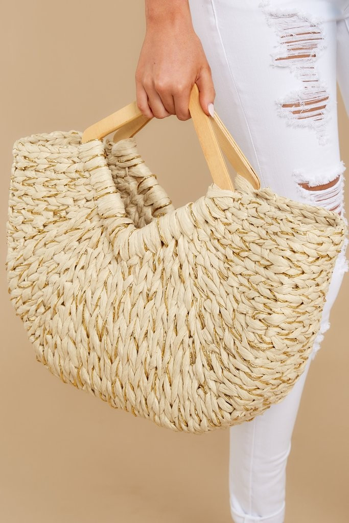 Be There Cream Bag | Red Dress 